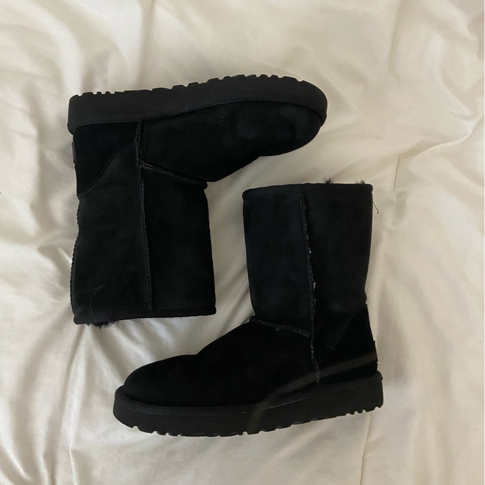 Black Ugg Boots Medium length